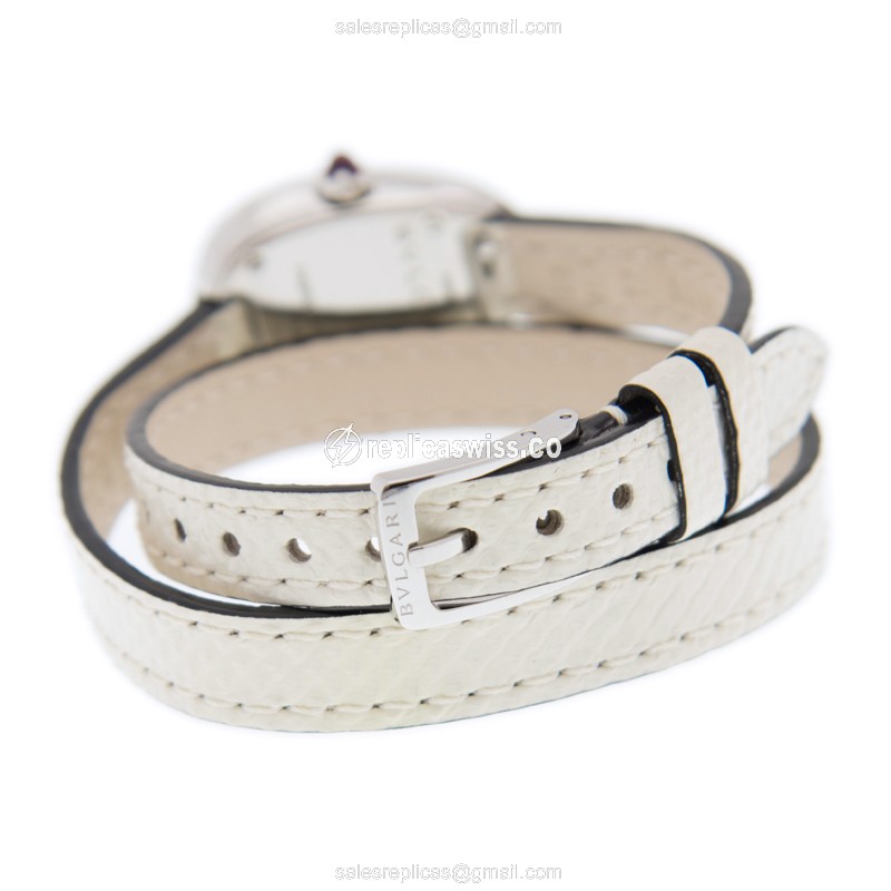 Bulgari 102781 SERPENTI Quartz Stainless Steel & Diamonds