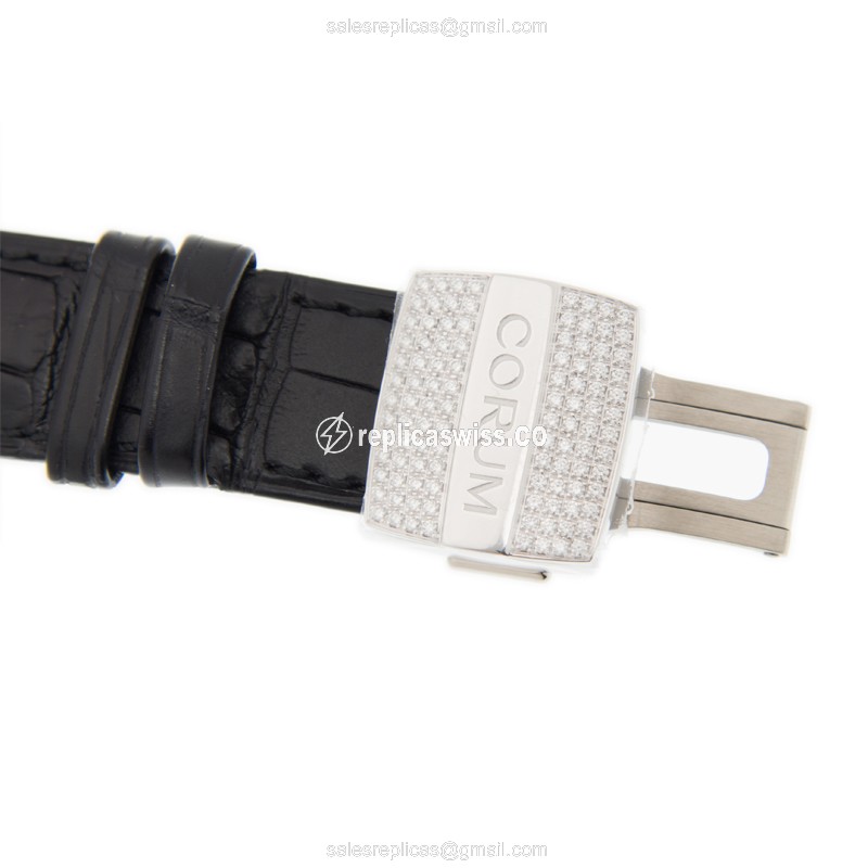 Corum 100.169.69-0F01 0000 BRIDGE Manual Wind 18kt White Gold & Diamond