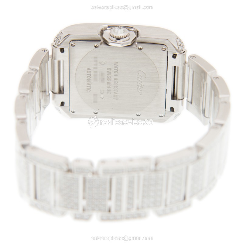 Cartier HPI00561 TANK Automatic 18kt White Gold & Diamond