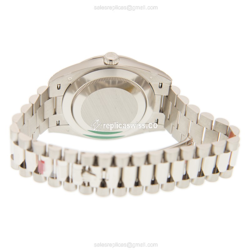 Rolex 228349RBR-0036 DAY-DATE Automatic 18kt White Gold & Diamond