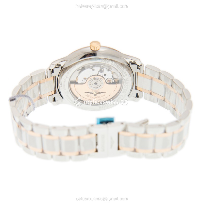 Longines L2.628.5.79.7 MASTER Automatic 18kt Rose Gold & Steel