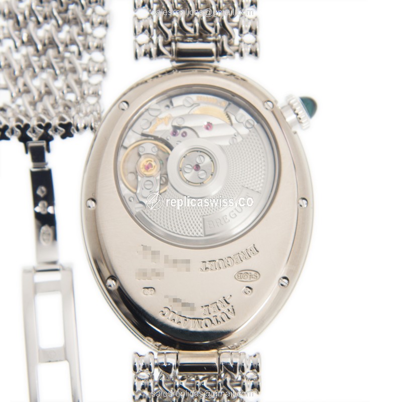 Breguet 8908BB/52/J20/D000 REINE DE NAPLES Automatic 18kt White Gold & Diamond