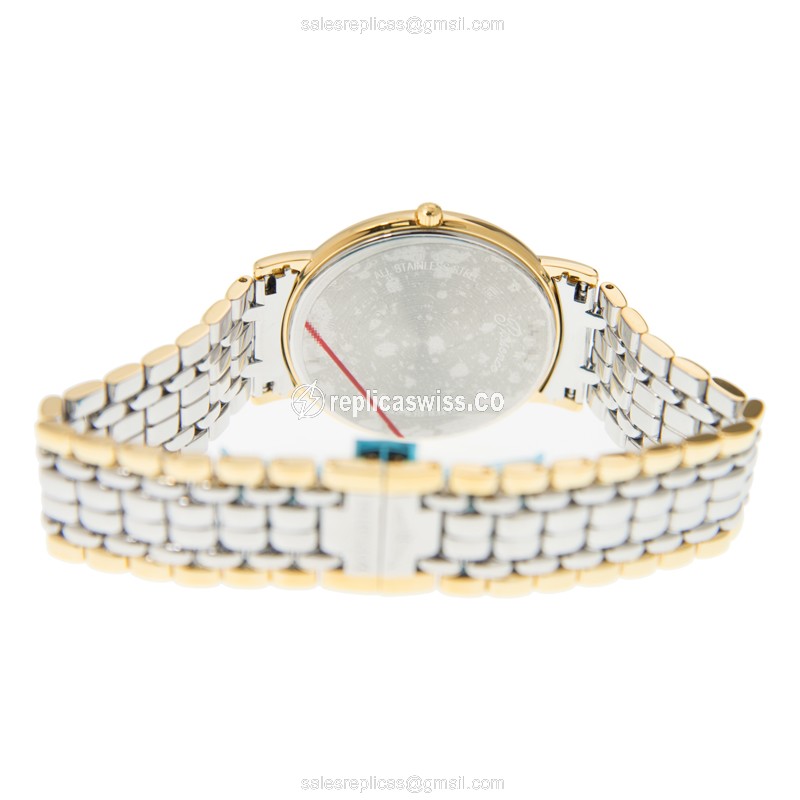 Longines L4.790.2.32.7 PRESENCE Quartz Gold-Plated & Stainless Steel