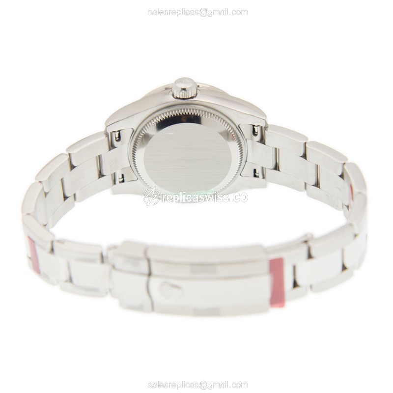 Rolex 179384JSV_O LADY DATEJUST Automatic 18kt White Gold & Diamond & Steel