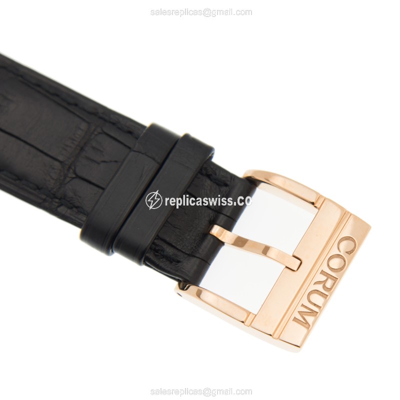 Corum 213.100.55-0001 PG01 BRIDGE Manual Wind 18kt Rose Gold