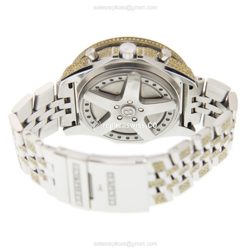 Breitling BREITLING NGBK_DIASTRAP BREITLING BENTLEY Automatic Stainless Steel & Diamond