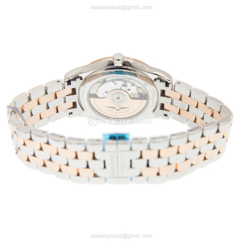 Longines L4.874.3.92.7 FLAGSHIP Automatic 18kt Rose Gold & Steel