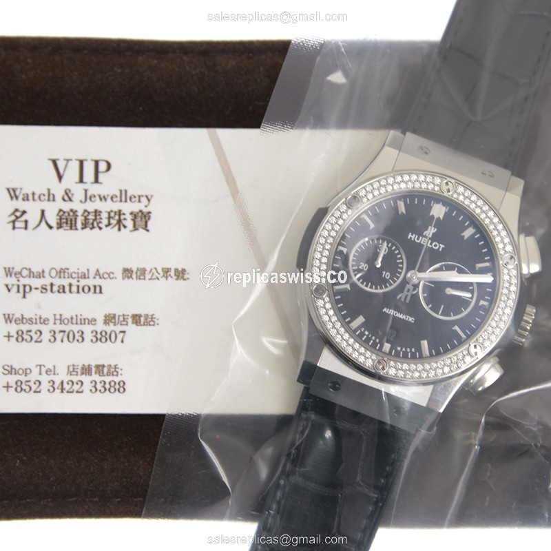 Hublot 541.NX.1171.LR.1104 CLASSIC FUSION Automatic Titanium & Diamond