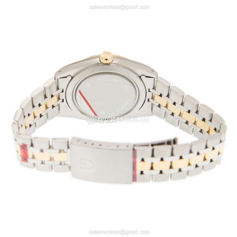 Tudor 76213-62483-WTRN PRICE DATE-DAY Automatic 18kt Gold & Steel