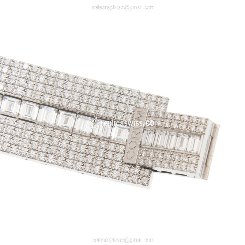 Corum Corum Full Paved Diamond BRIDGE Manual Wind 18kt White Gold & Diamond