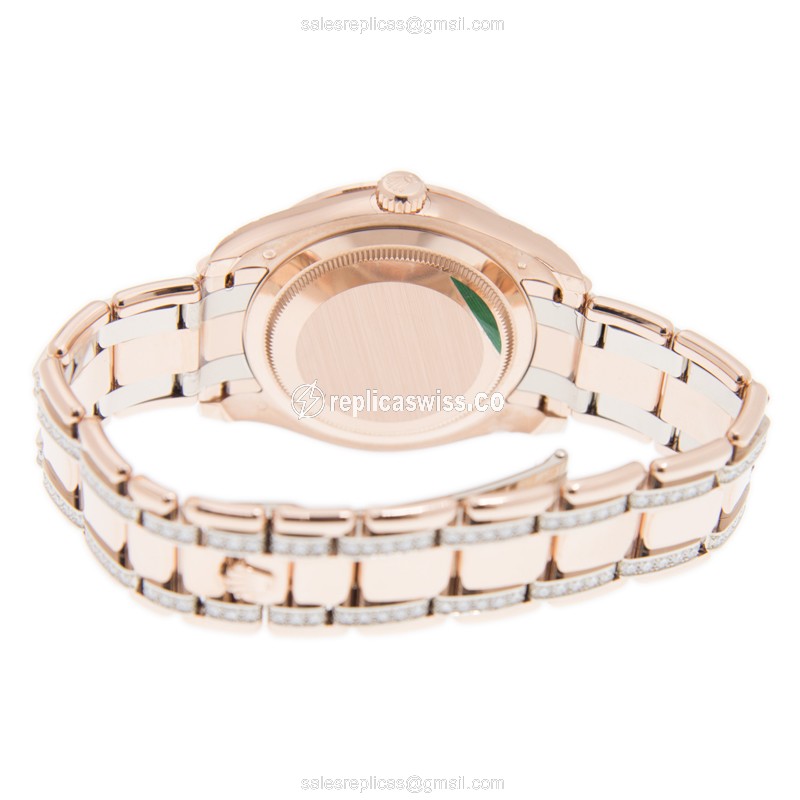 Rolex 86345SAJOR DATEJUST Automatic 18kt Rose Gold & Diamonds
