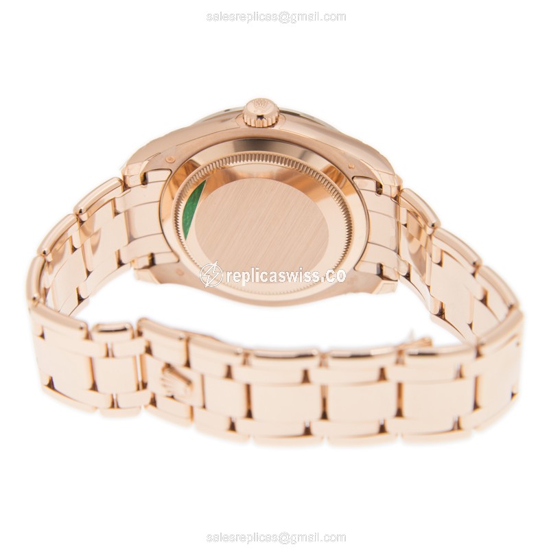 Rolex 86285-0002 DATEJUST Automatic 18kt Rose Gold & Diamonds