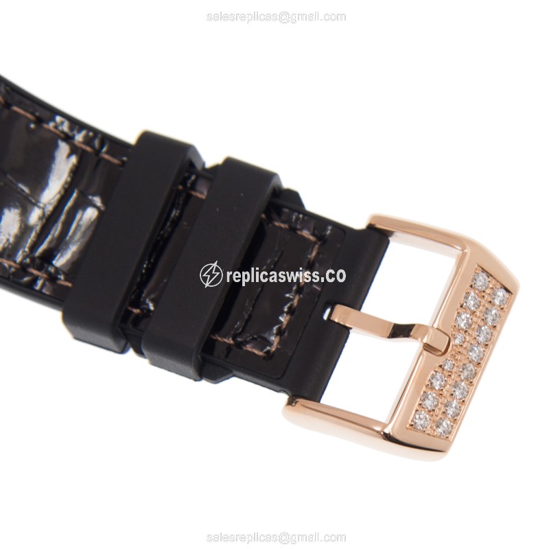 Franck Muller V 45 S6 SQT D (5N.NR) VANGUARD Automatic 18kt Rose Gold & Diamonds