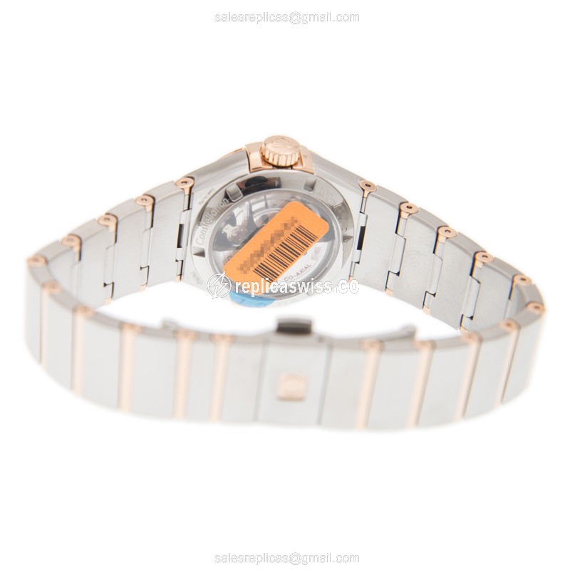 Omega 127.20.27.20.52.001 CONSTELLATION Automatic 18kt Rose Gold & Steel