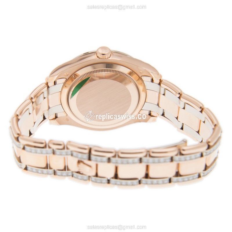 Rolex 86285-0001 DATEJUST Automatic 18kt Rose Gold & Diamonds