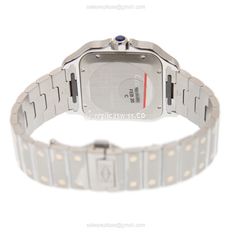 Cartier W2SA0006 SANTOS DE CARTIER Automatic 18kt Gold & Steel