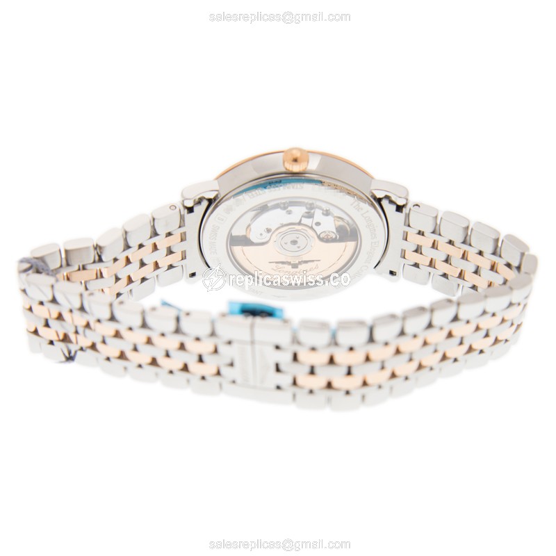 Longines L4.910.5.12.7 ELEGANT Automatic 18kt Rose Gold & Steel