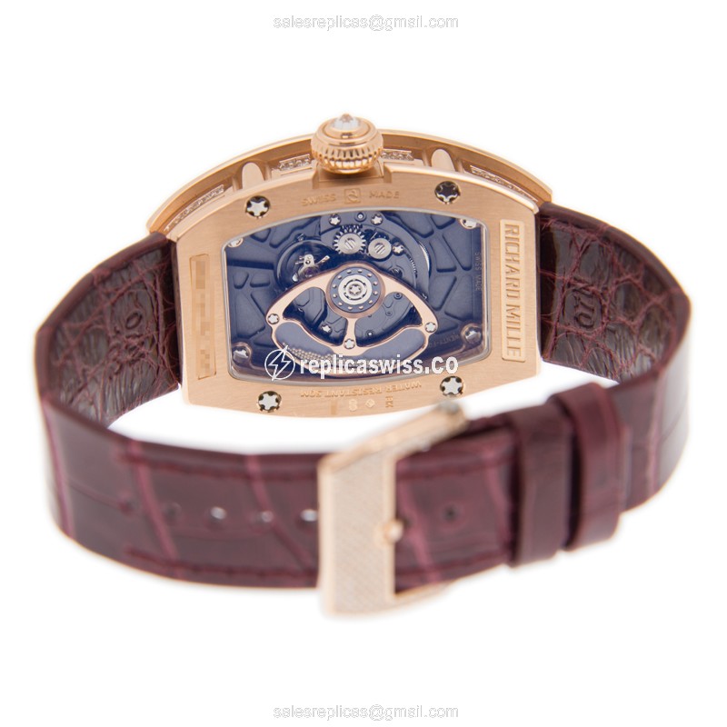 Richard Mille RM007 AH PG Automatic 18kt Rose Magic & Diamond