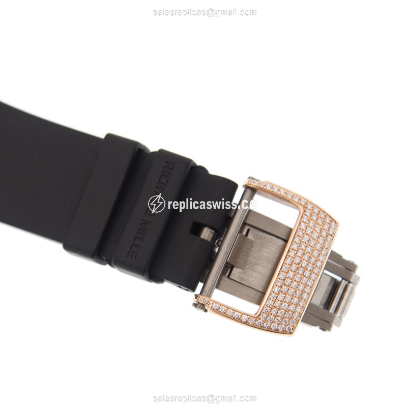 Richard Mille RM010-AH RG Automatic 18kt Rose Gold & Diamonds