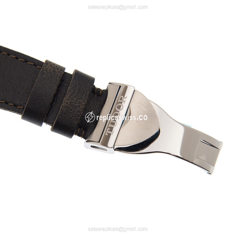 Tudor 79733N CHAMPANGE-LEATHER STRAP BLACK BAY Automatic 18kt Gold & Steel