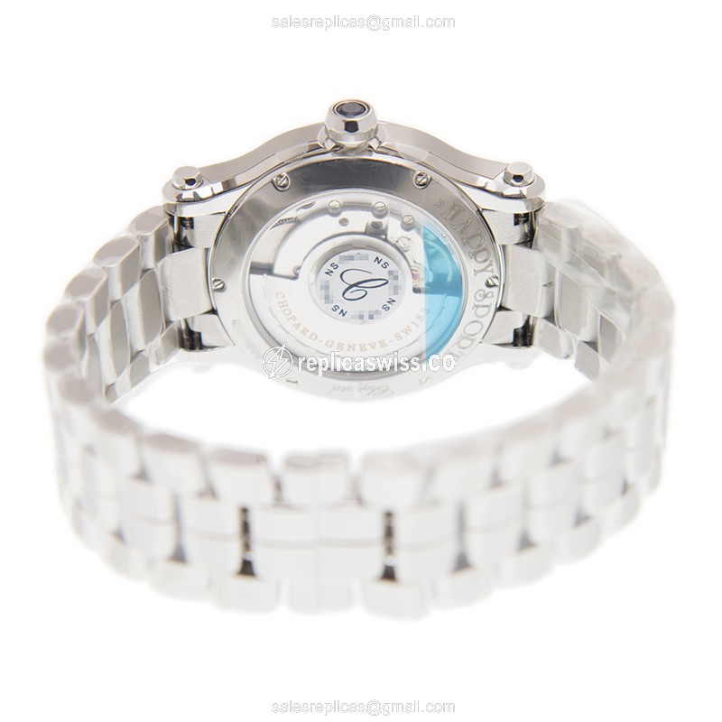 Chopard 278559-3004 HAPPY SPORT Automatic Stainless Steel & Diamonds