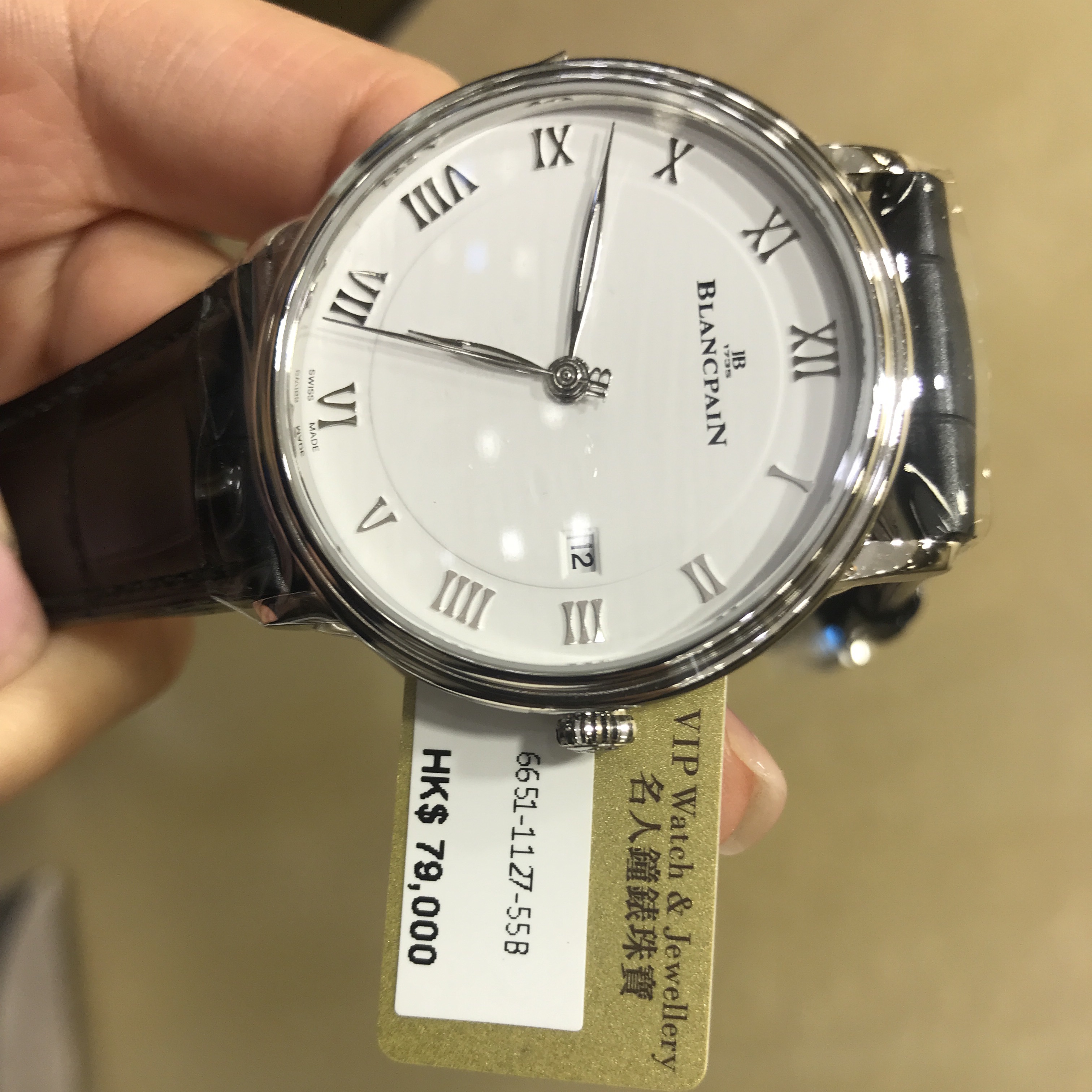 Blancpain 6651-1127-55B VILLERET Automatic Stainless Steel