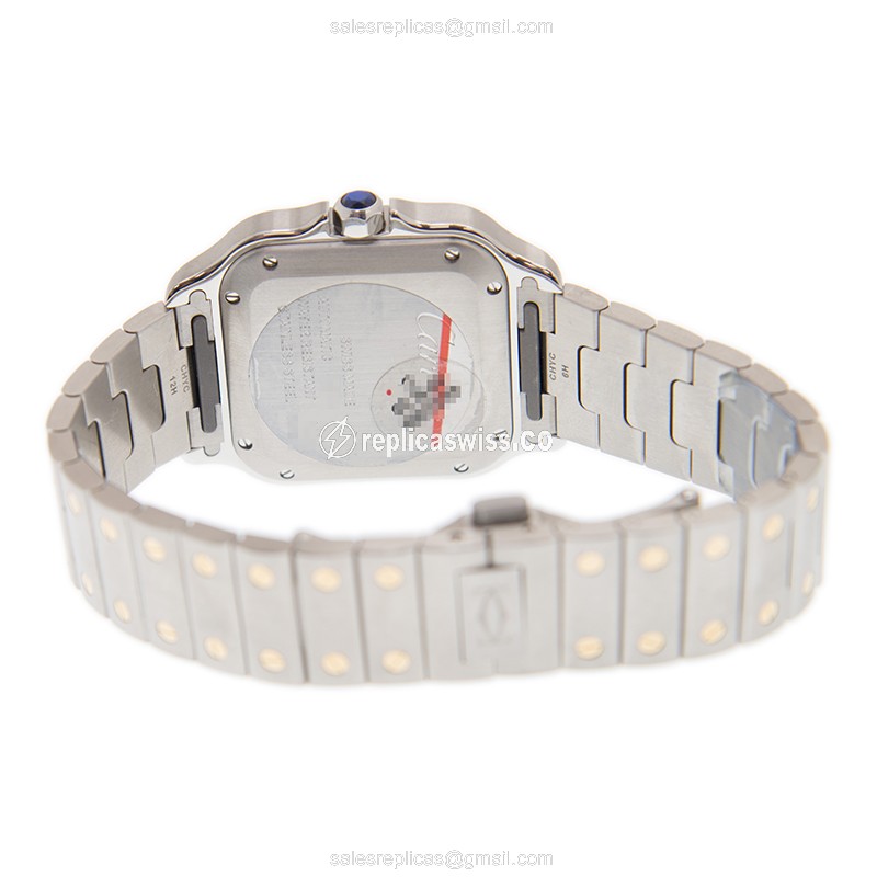 Cartier W2SA0007 SANTOS Automatic 18kt Gold & Steel