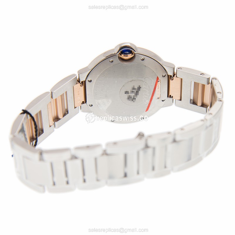 Cartier W3BB0004 BALLON BLEU Automatic 18kt Rose Magic & Diamond