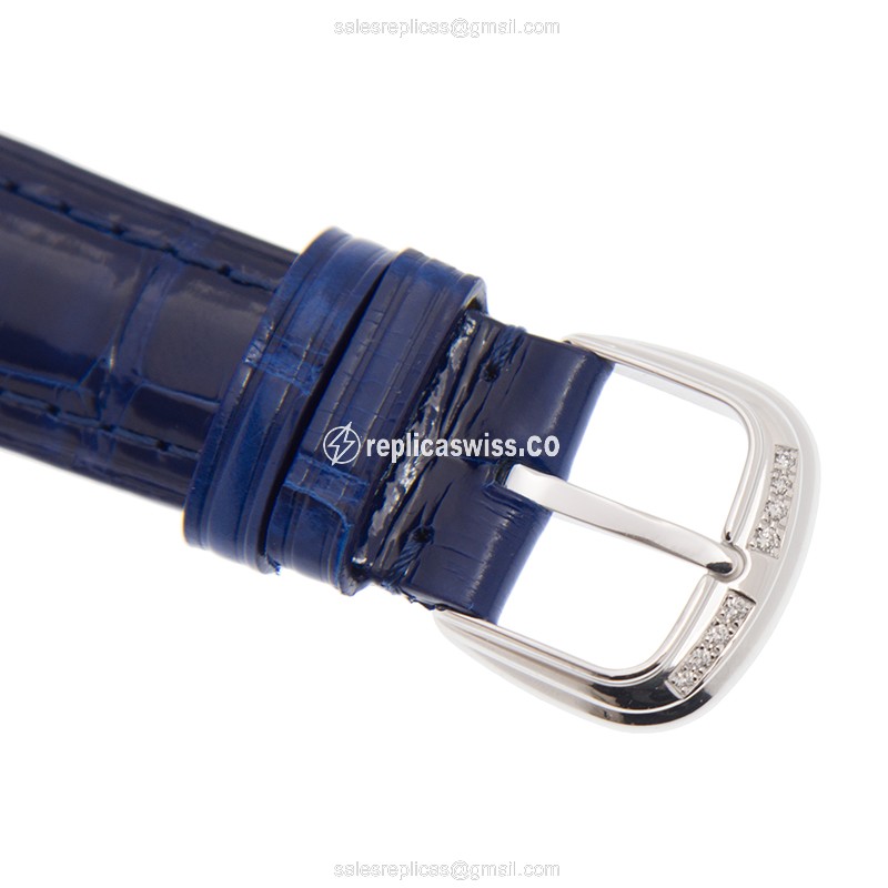 Franck Muller DM 42 D 2R CD (OG) - BLUE DOUBLE MYSTERY Automatic 18kt White Gold & Diamond
