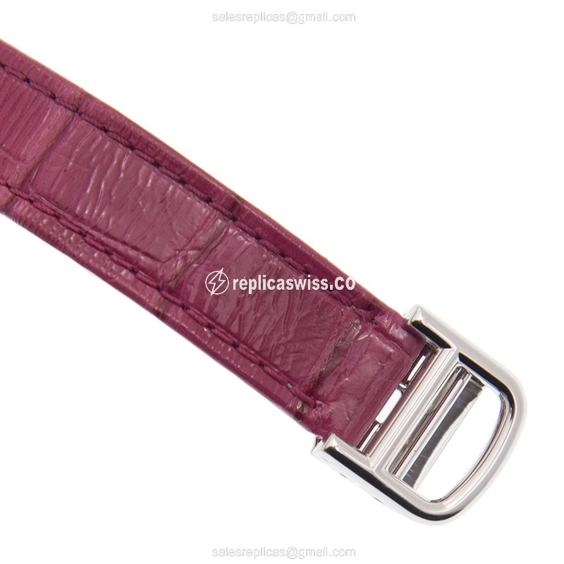 Cartier WA501007 TORTUE Manual Wind 18kt White Gold