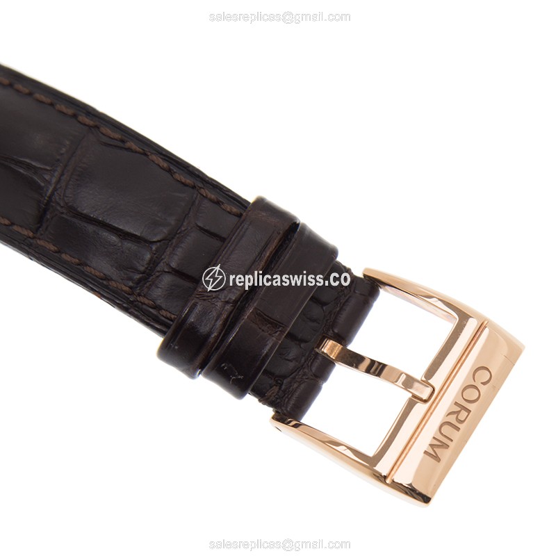 Corum 113.265.55/0002 DP55R GOLDEN BRIDGE Manual Wind 18kt Rose Gold