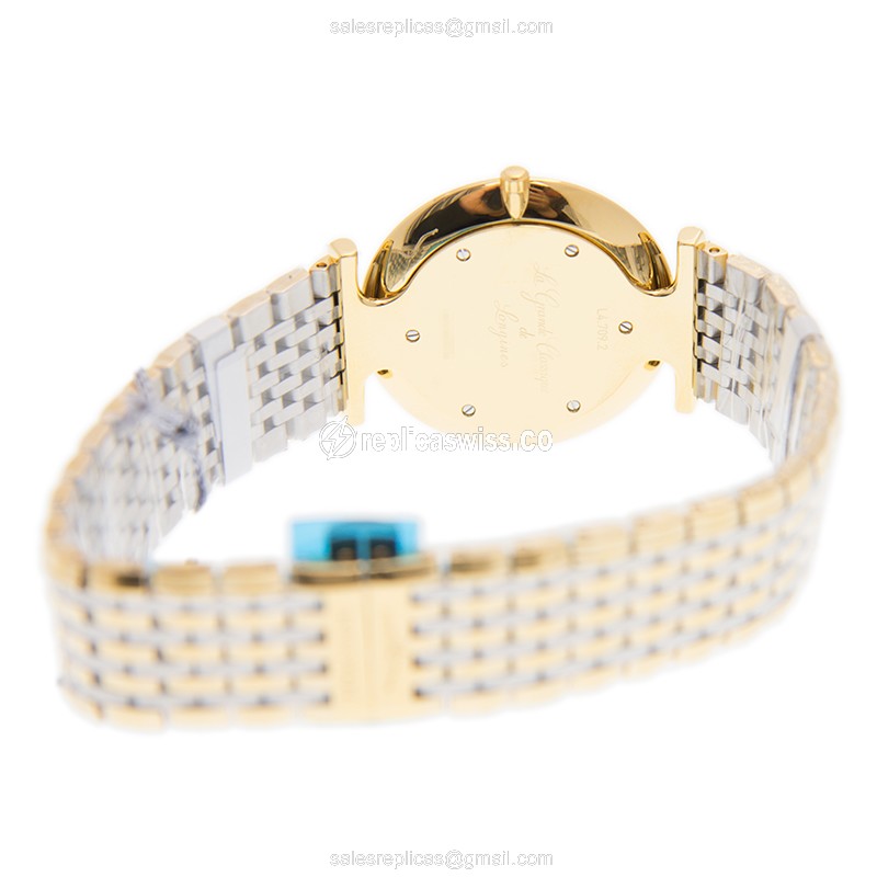 Longines L4.709.2.31.7 LA GRANDE Quartz 18kt Gold & Steel