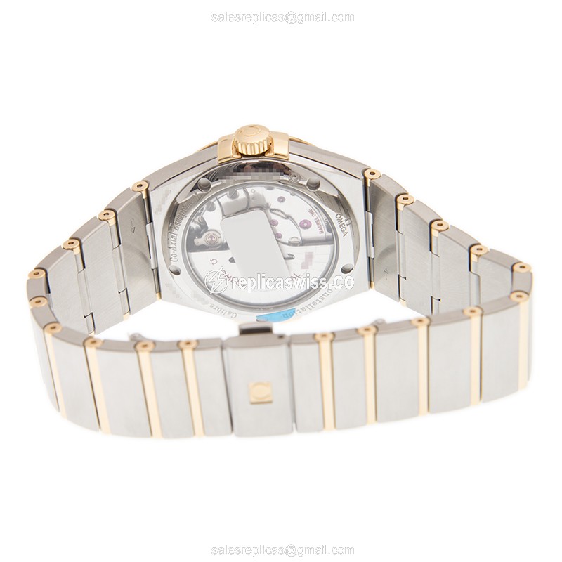 Omega 123.20.38.21.08.002 CONSTELLATION Automatic 18kt Gold & Steel
