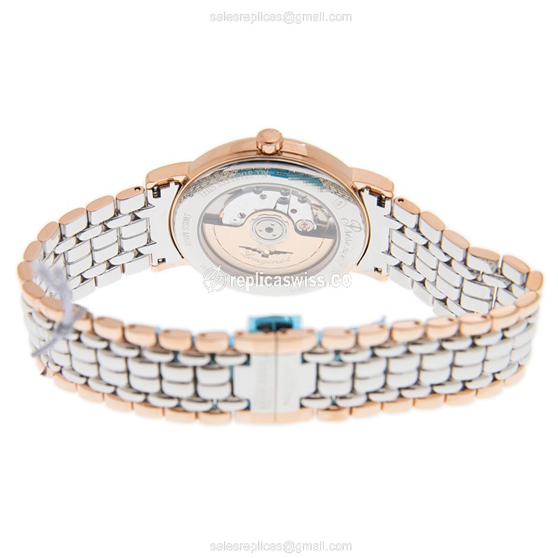 Longines L4.921.1.11.7 PRESENCE Automatic 18kt Rose Gold & Steel