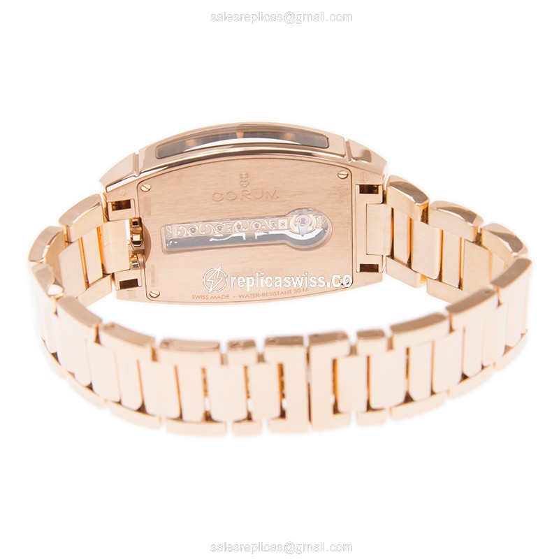 Corum 113.150.55/V100 FN02 GOLDEN BRIDGE Manual Wind 18kt Rose Gold