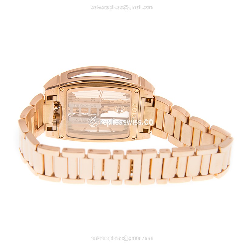 Corum 313.165.55/V100 GL10R GOLDEN BRIDGE Automatic 18kt Rose Gold