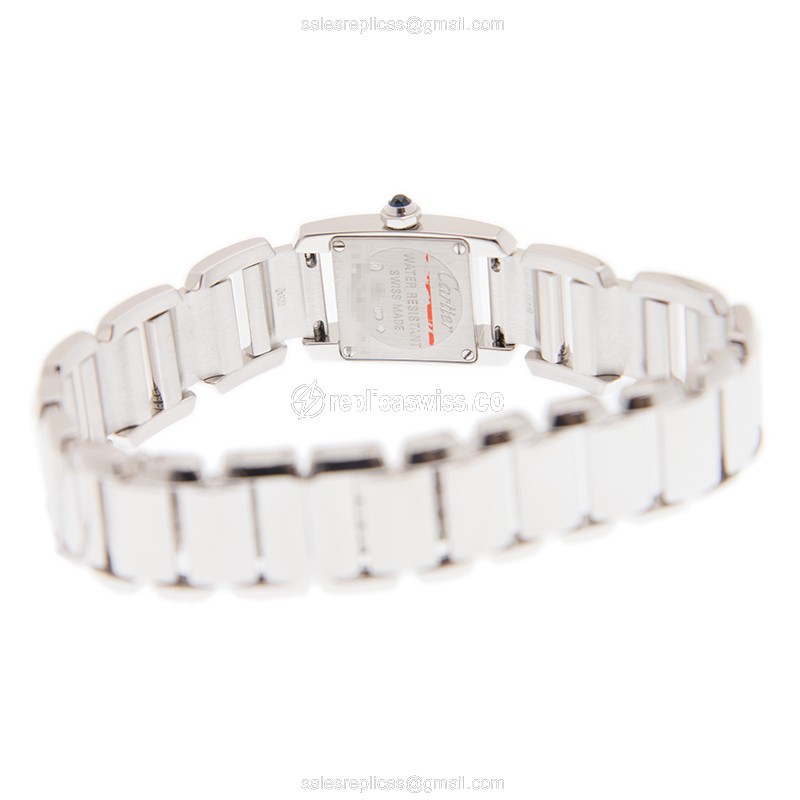 Cartier W650029H TANK Quartz 18kt White Gold