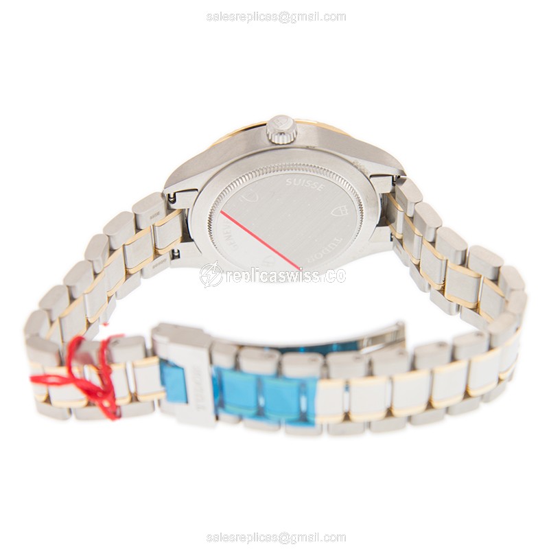 Tudor 12313-65033-369DI-BK STYLE Automatic 18kt Gold & Steel