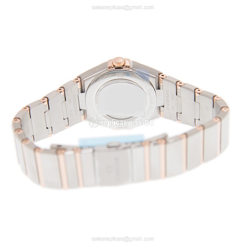 Omega 131.20.28.60.05.001 CONSTELLATION Quartz 18kt Rose Gold & Steel