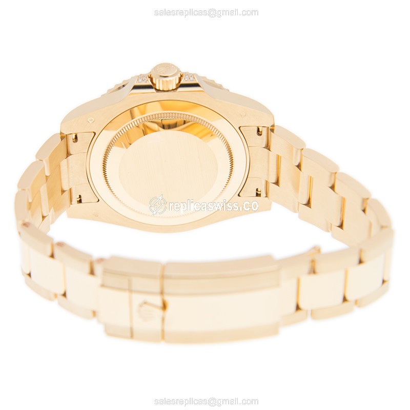Rolex 116758SA-PAVE GMT-MASTER II Automatic 18kt Gold & Diamond