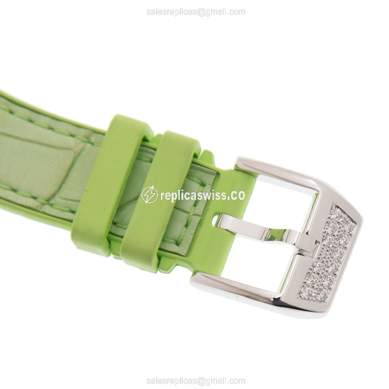 Franck Muller V 32 QZ D CD (AC.VE) VANGUARD Quartz Stainless Steel & Diamonds