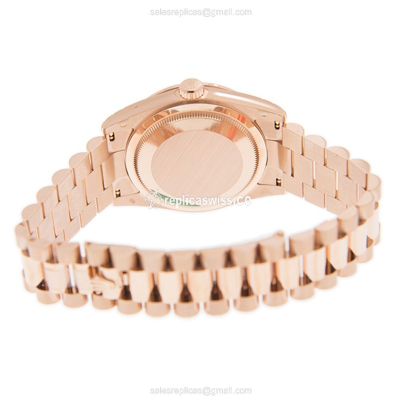 Rolex 118235BR_P DAY-DATE Automatic 18kt Rose Gold