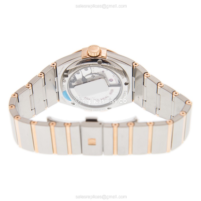 Omega 123.20.38.21.03.001 CONSTELLATION Automatic 18kt Rose Gold & Steel