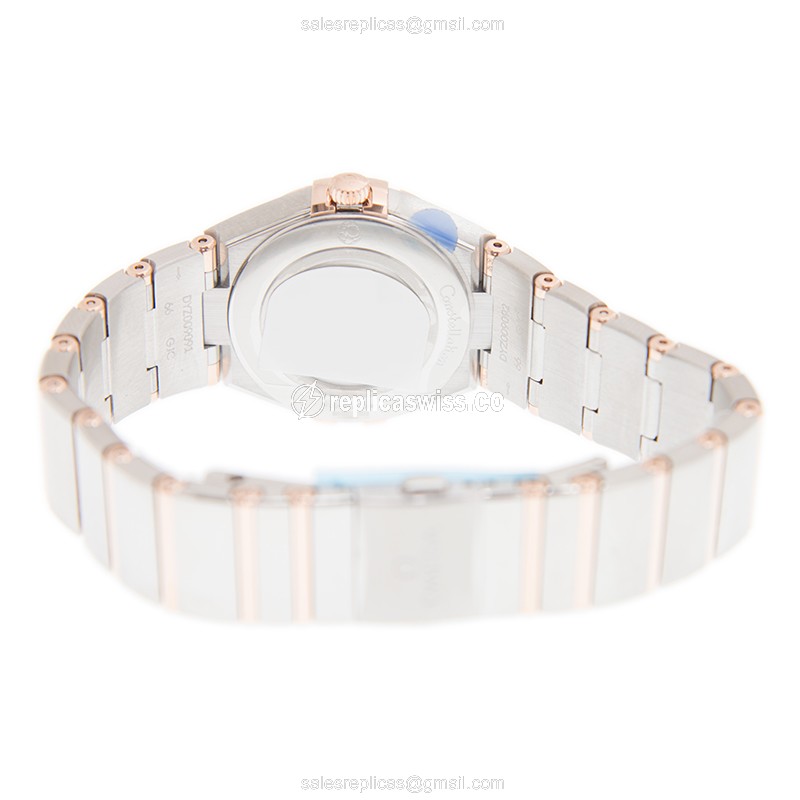 Omega 131.20.28.60.52.001 CONSTELLATION Quartz 18kt Rose Gold & Steel