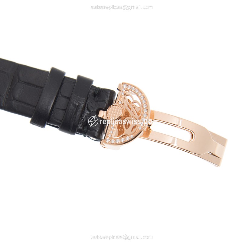Breguet 8928BR/5W/944/DD0D REINE DE NAPLES Automatic 18kt Rose Gold & Diamonds