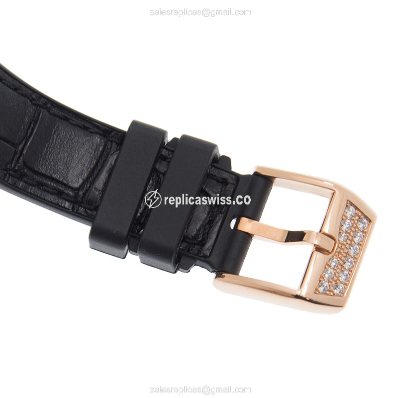 Franck Muller V 35 SC AT FO D CD (5N.NR) VANGUARD Automatic 18kt Rose Gold & Diamonds