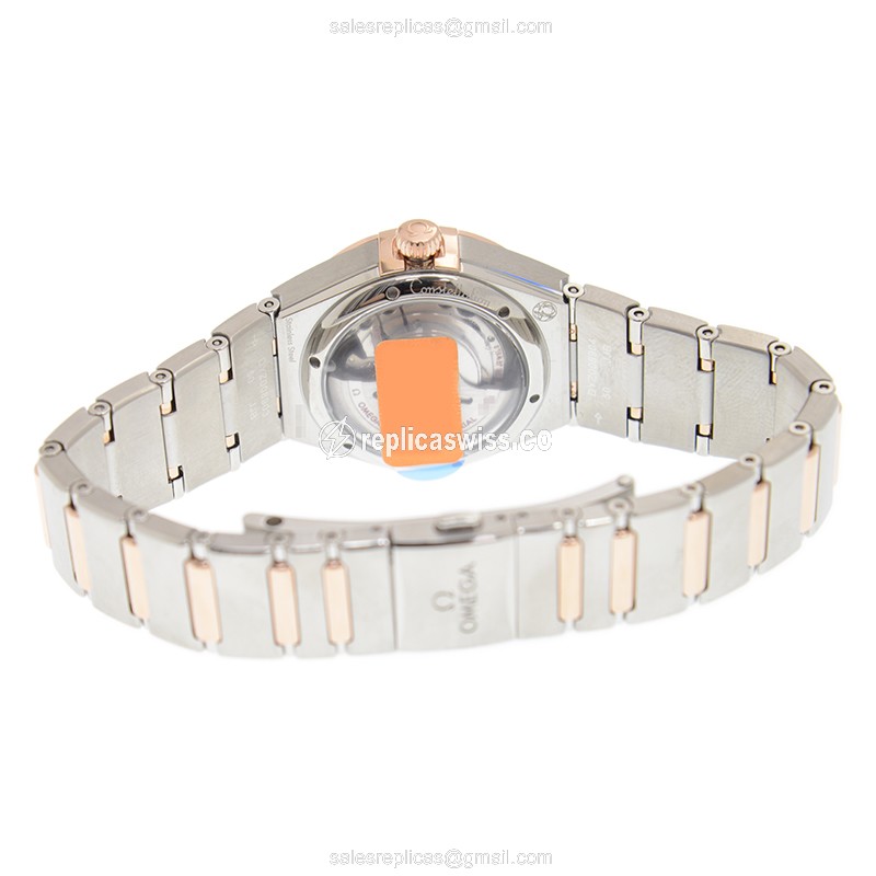 Omega 131.20.29.20.52.001 CONSTELLATION Automatic 18kt Rose Gold & Steel