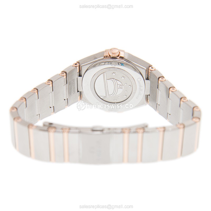 Omega 131.25.28.60.55.001 CONSTELLATION Quartz 18kt Rose Magic & Diamond
