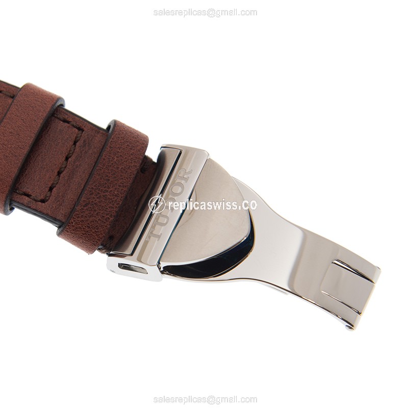 Tudor 79830RB-LEATHER STRAP HERITAGE BLACK BAY Automatic Stainless Steel