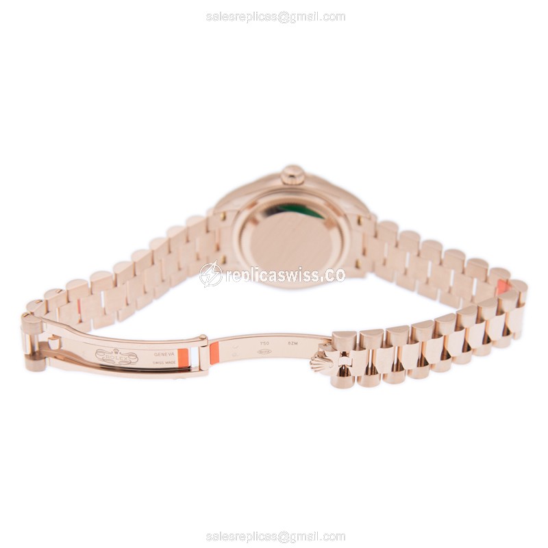 Rolex 279135RBR-0017 LADY DATEJUST Automatic 18kt Rose Gold & Diamonds